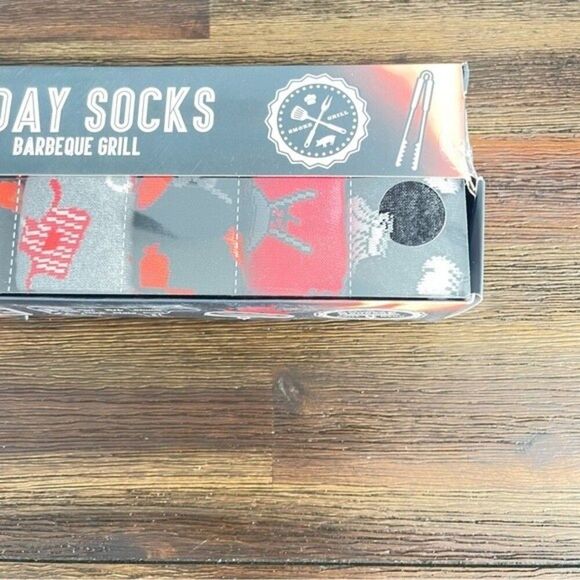 7 Day Socks Barbecue Men’s Socks US 8-12 NWT - Picture 3 of 5